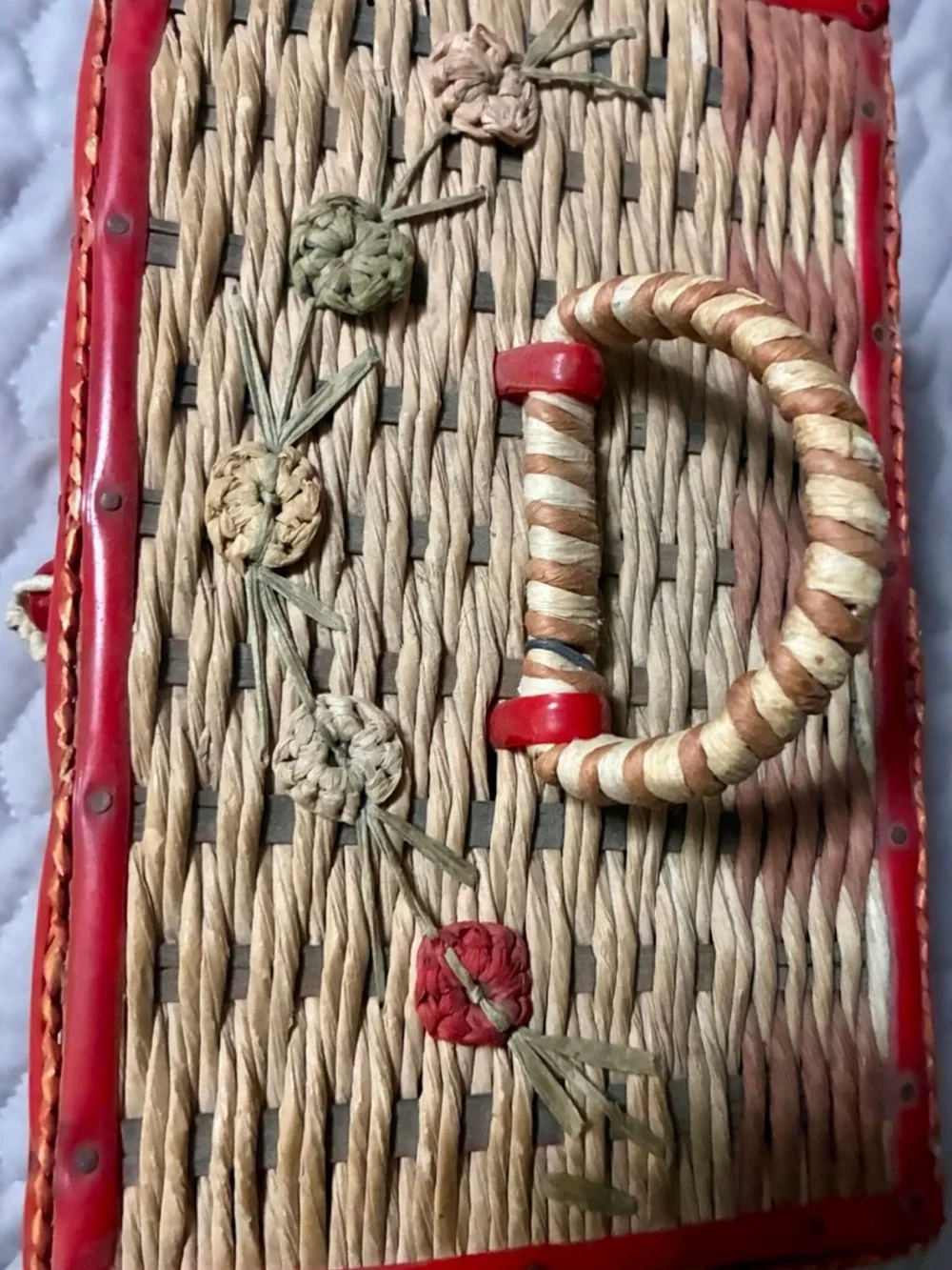 Vintage Sewing Basket 1960’s 70’s